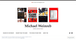 Desktop Screenshot of michaelweinreb.com